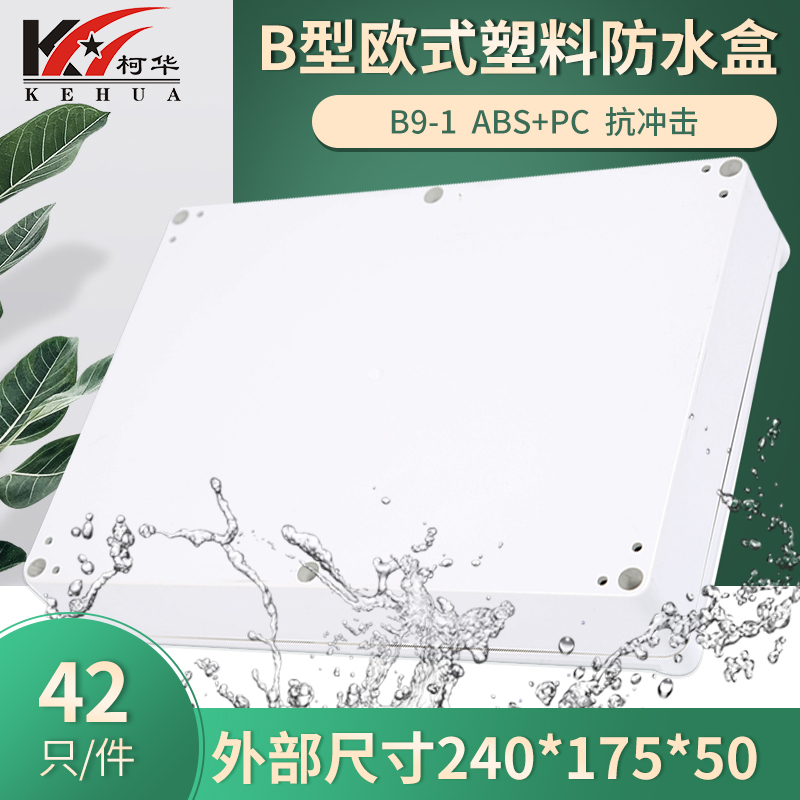 Electronic meter Plastics Host shell Plastic housing Sealing case waterproof case B9-1:240 * 175 * 50