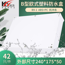 Electronic meter plastic case plastic housing sealing case waterproof case B9-1:240 * 175 * 50