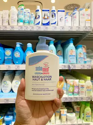 (German) German original imported Seba SHBA baby shampoo shower gel two-in-one wash care 2 in 1