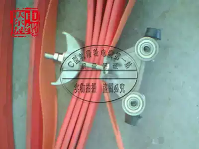Crane casting Pulley C- type rail flat wire pulley flat wire pulley 304 stainless steel cable slide rail pulley