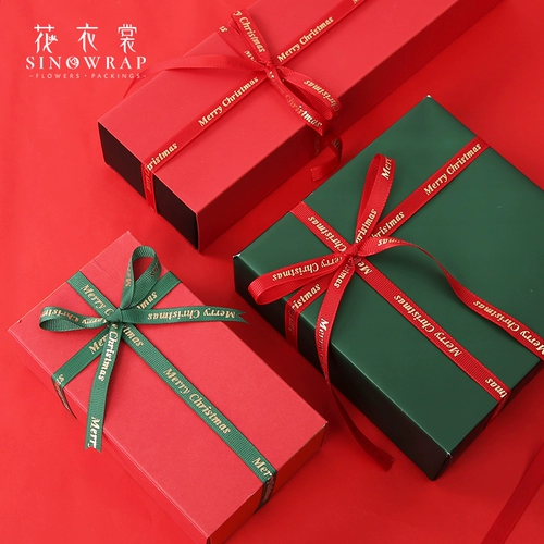 花衣裳 Рождественская лента с бантиком, 1см, английский