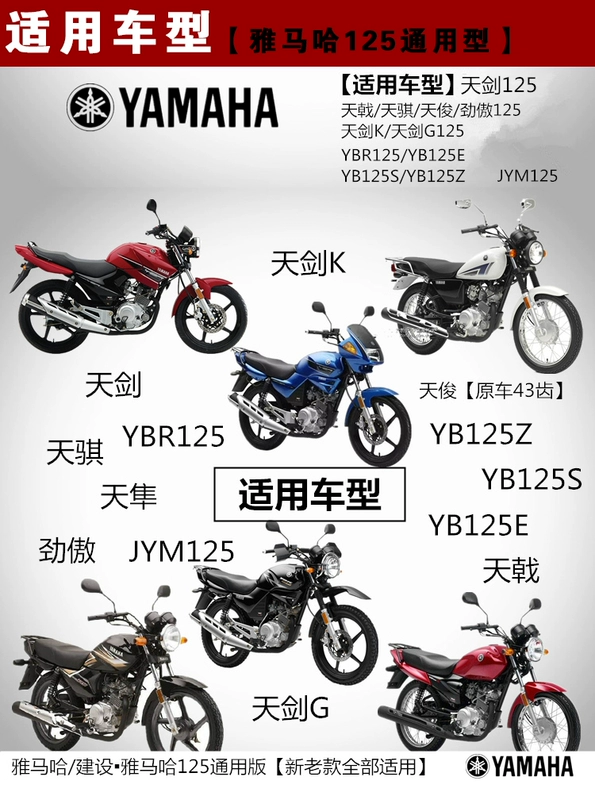 Yamaha Tianjian YBR125 Scorpio Sprocket Leopard Jinhu 150 Răng nhỏ Tianzhu Tianjun Motorcycle Gear - Xe máy Gears Nhông xe máy