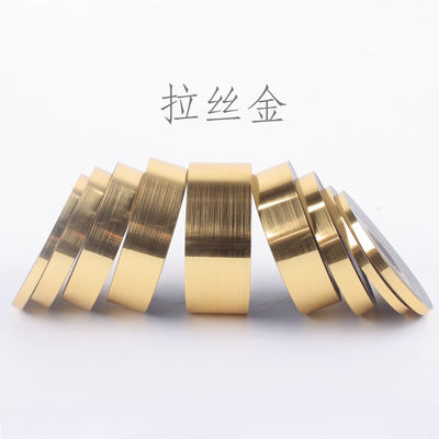 Self-adhesive waterproof grouting, tiling, gold foil edge strips, ceiling trim lines, bedroom wall background repair, silver