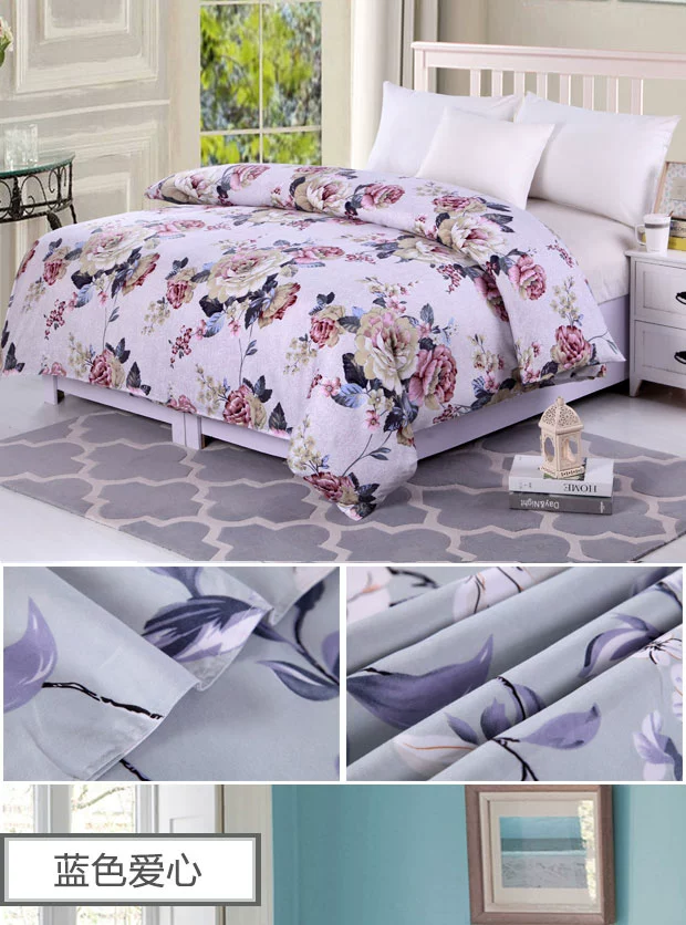 Chăn màu hồng chăn quilt đơn mảnh phim hoạt hình đôi 1,8 × 2,0 mét màu đỏ đám cưới mờ 150x200 nệm bọc - Quilt Covers