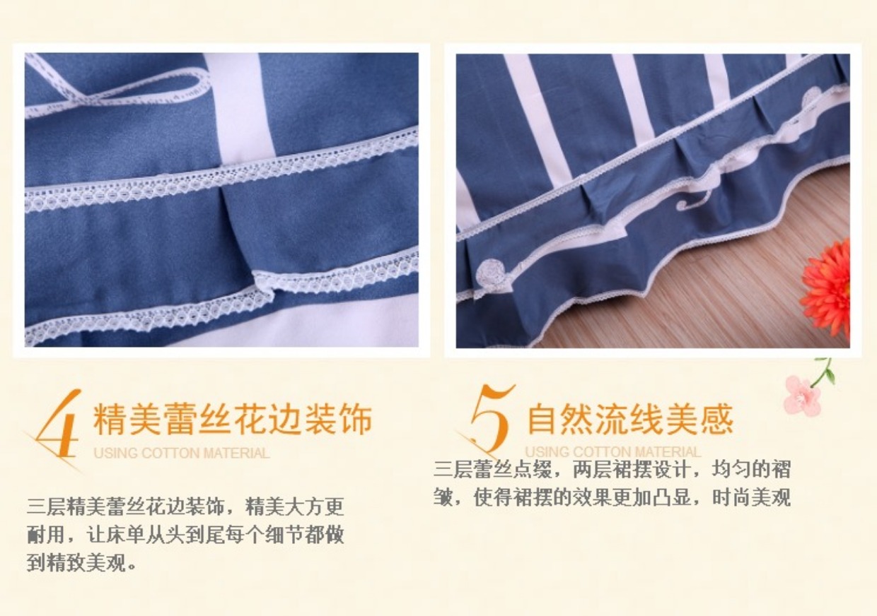 New giường bedspread váy một mảnh loại nhóm giường nhám 1,8 m bảo vệ tay tấm chúa ren đôi - Váy Petti ga giường viền họa tiết