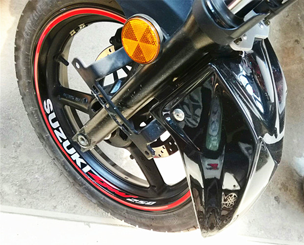 GW250 special wheel decal GW250 letter sticker Tire sticker Reflective ring wheel frame sticker Waterproof reflective patch