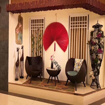 Yinhai Dingsheng pure rattan leisure chair three-piece set