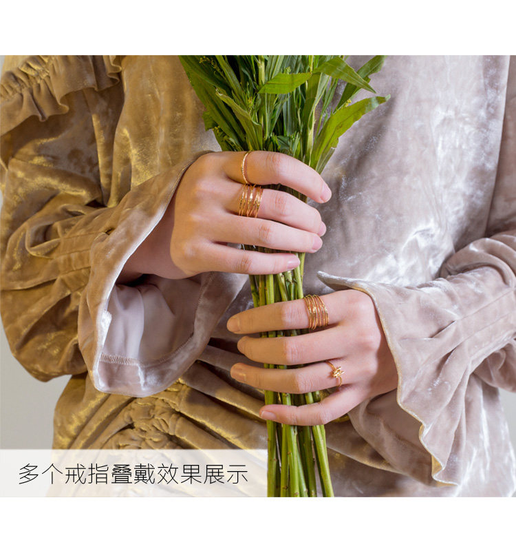 Bague Femme OTHER   en Alliage argent plaque plaque or - Ref 3087865 Image 16