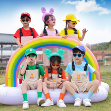 Children's cheerleading performance uniforms for June 1st, class uniforms, candy colored kindergarten dance sets, primary and secondary school student sports meet costumes