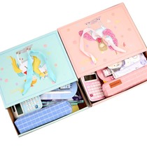 Learning gift box 4th grade primary school stationery set gift box 5th grade 6th grade stationery gift package set package