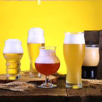 Craft beer mug Turkey imported glass beer cup household wheat goblet tulip pint cup large capacity
