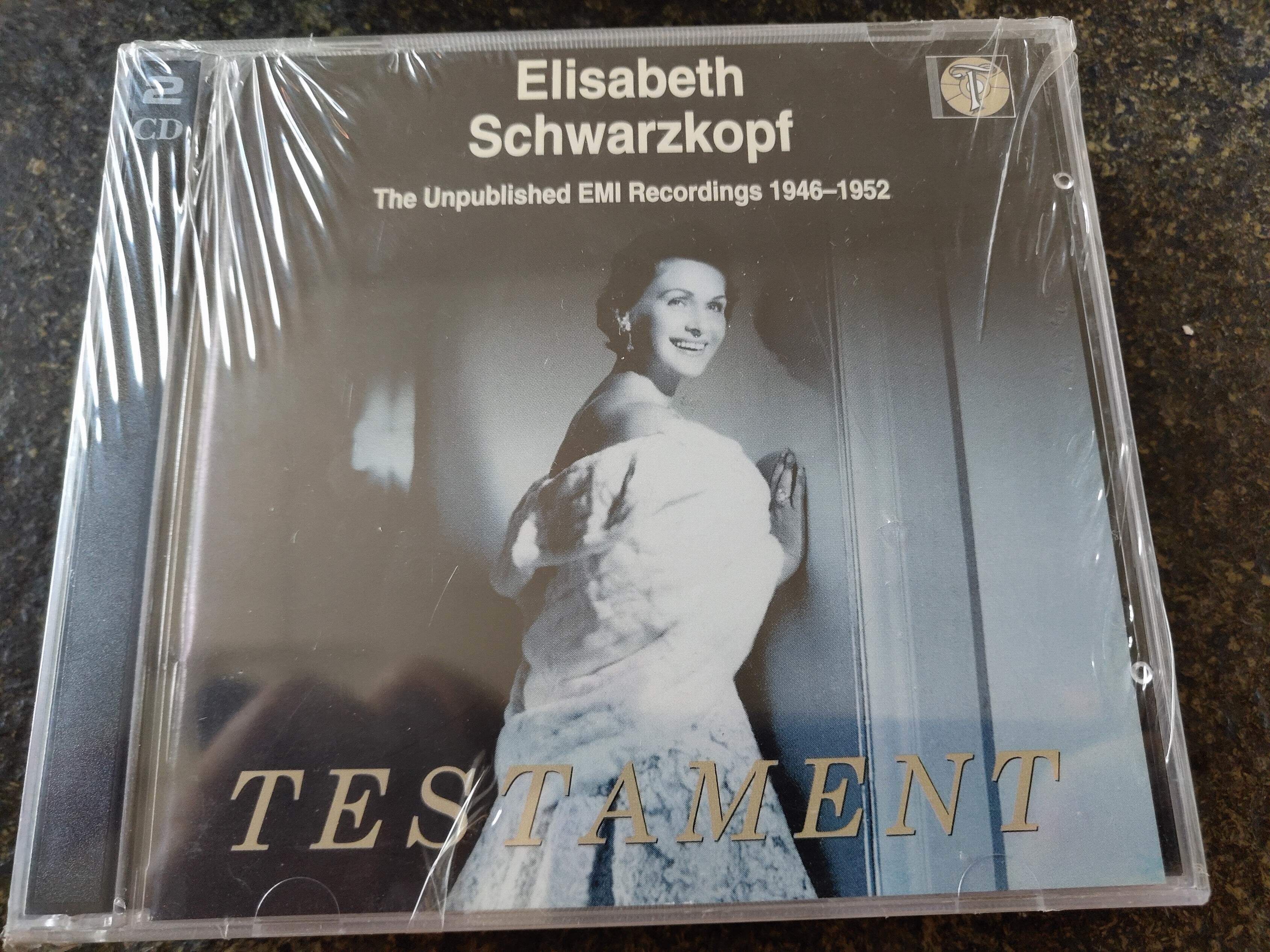 SBT2172 Elisabeth Schwarzkopf Schwarzkopf Unreleased EMI Recording 2CD