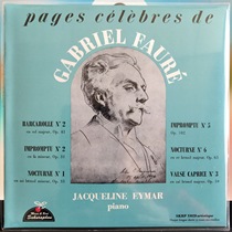 *Limited edition SKRP33028 Jacqueline Eymar Fauré piano works