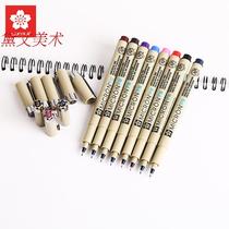 Japanese Sakura XSDK-PN color hook line pen comic stroke pen elastic head drawing pen design hand-painted pen