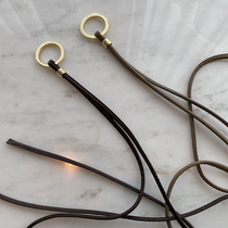 Zhao style shop owner private things Four Seasons wan can belt jin mouth pu buckle retro thin belt