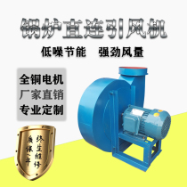 220V boiler induced draft fan high temperature resistant industrial small direct connected centrifugal exhaust fan chimney exhaust dust removal 380V