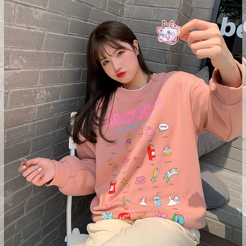 Показать Amiu Teng Yajia [серия Мэри Кот] Волшебное пятно плюс бархатный свитер