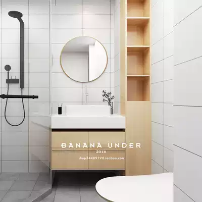 Banana Mo) matte white porcelain pieces 300x600 kitchen wall tiles bathroom modern light luxury dressing room toilet tiles