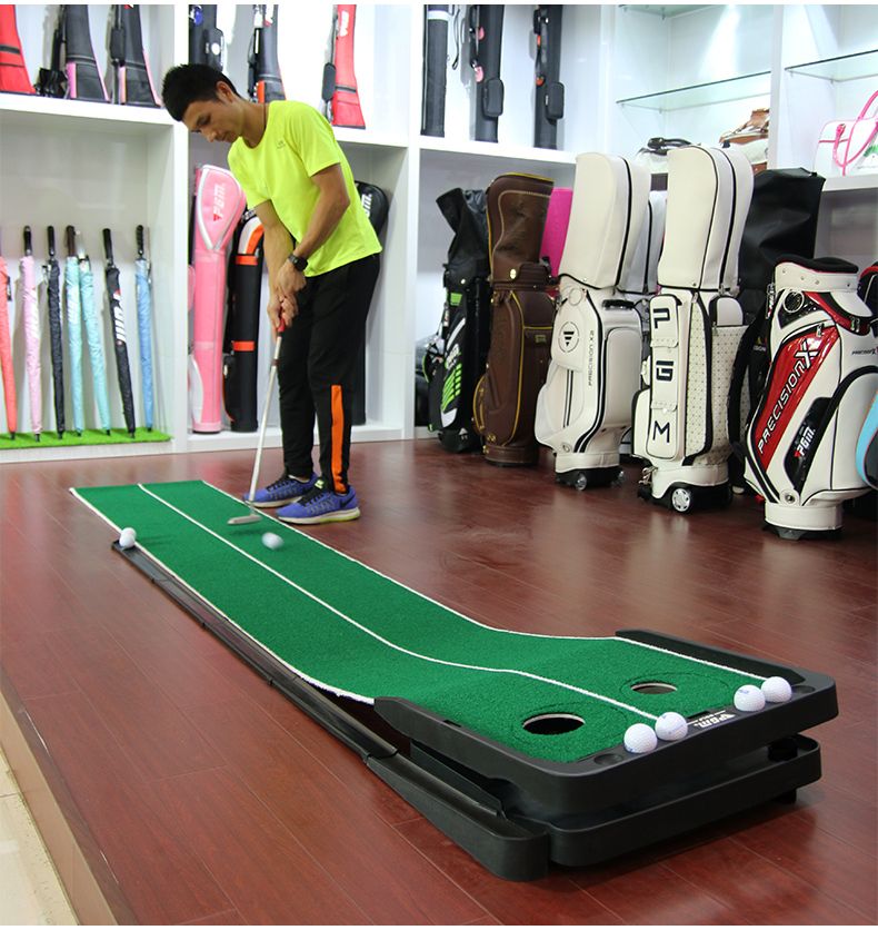 Indoor Golf Push Rod trainer adjustable gradient 50cm widened version Family office Practice Blanket Suit