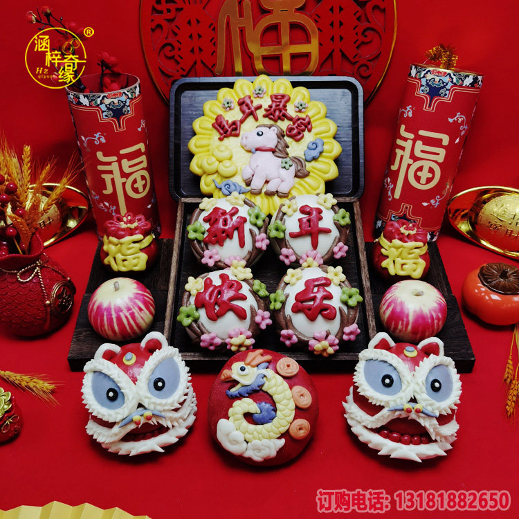 花馍拜年礼盒2025年新春送礼攻略，多少钱才合适？