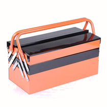 Toolbox tool box large household storage box portable car multifunctional folding toolbox iron toolbox