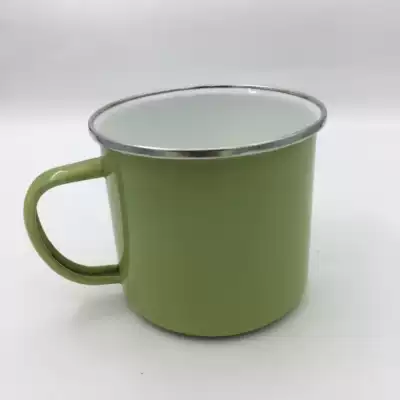 (2 only) with blemished nostalgia enamel enamel water cup Milk Cup mug mug mug mug 9CM can be heated