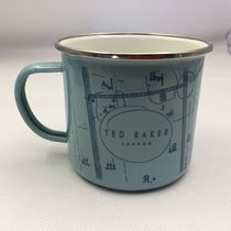  Enamel blue adult mouth cup Macaron Chinese mouthwash cup teacup water cup nostalgic small fresh ancient enamel color