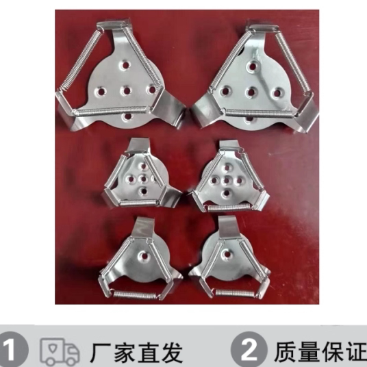 订制各规格烧瓶摇床夹具长颈十字形烧瓶摇床夹实验振荡器夹子316