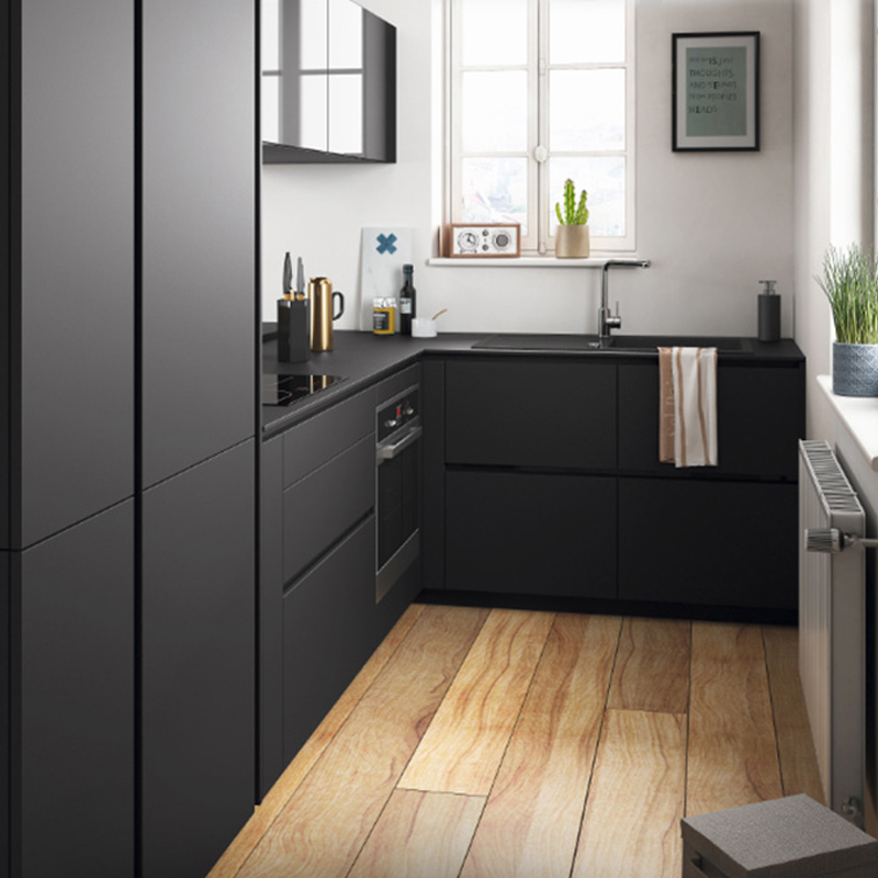 Nordic style kitchen cabinet door sticker waterproof self-adhesive sliding door wallpaper wardrobe furniture renovation ins