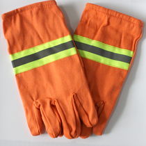 Special gloves for fire fighting firefighters rescue competition training heat insulation fire fighting gloves combat gloves