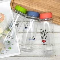 Lock lock lock water cup Simple portable personality Student sports travel small fresh leak-proof sealed Korean cup