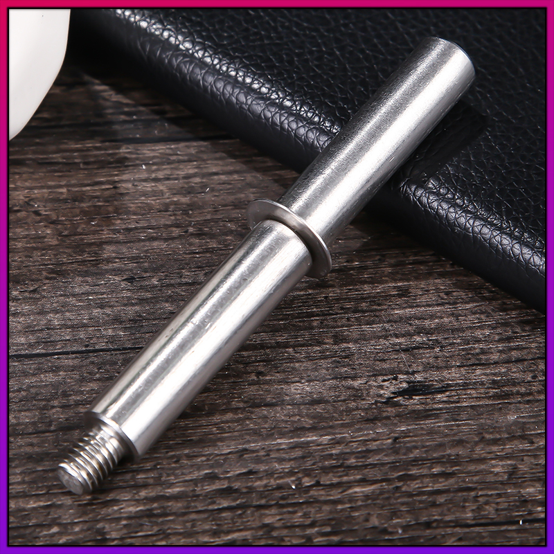 Glass brick solid crystal brick transparent square special accessories auxiliary material short screw bolt 5 cm