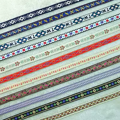 Bacaihui minority characteristic ribbon Yao clothing decoration design with DIY handmade jewelry hand tiara