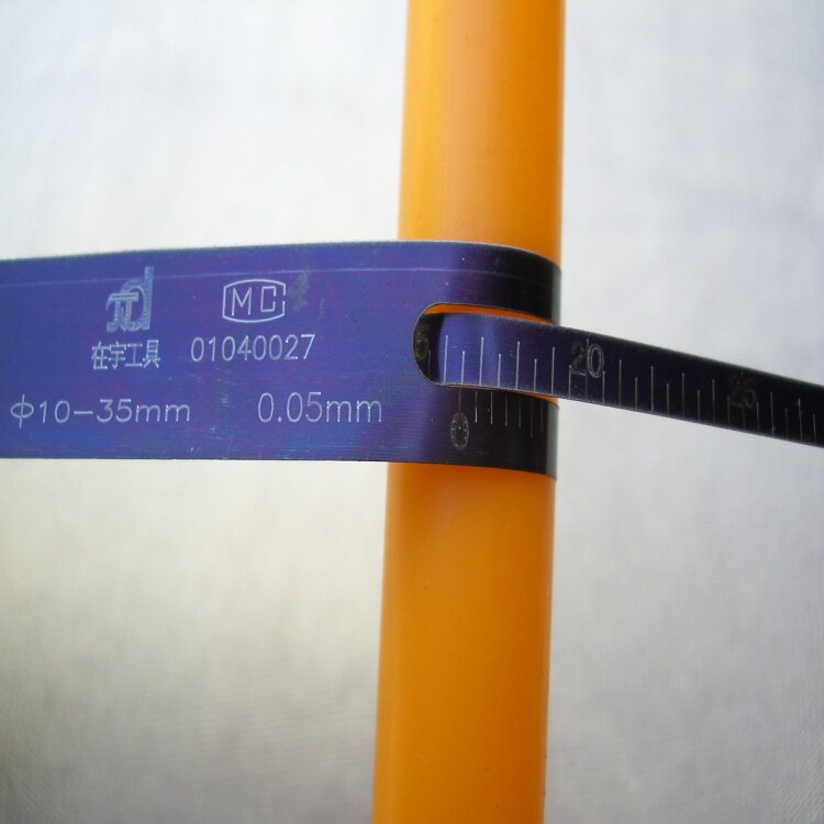 Pie Ruler Perforated Π (Pi) Ruler, Miniature, Measuring Wire and Cable Diameter ...