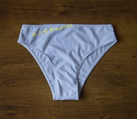 Низко -хайст -треугольник белый двойной слой утолщен