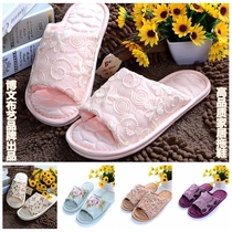  Bowen cloth art brand cloth bottom home indoor floor silent soft bottom slippers non-slip beef tendon bottom indoor slippers