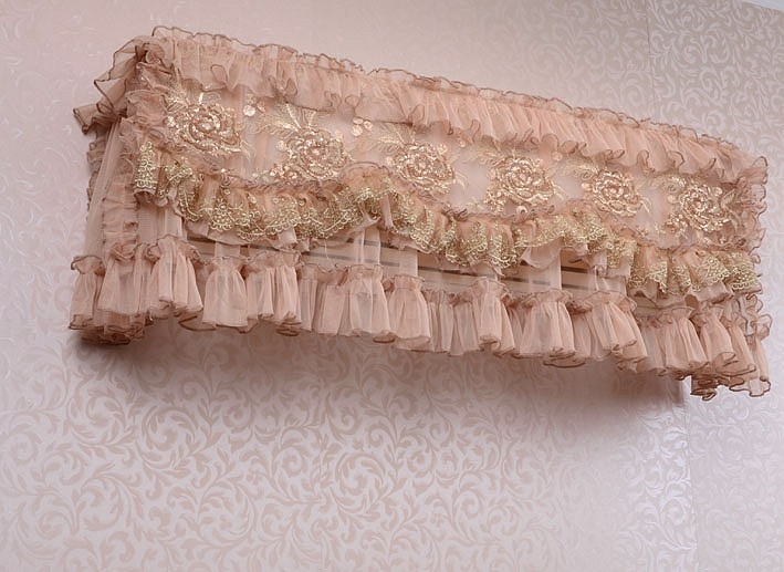 Boven Brand Gold Rose Upscale European Style Lace Cloth Art Hanging Air Conditioning Hood Hanger Air Conditioning Hood Dust Cover-Taobao