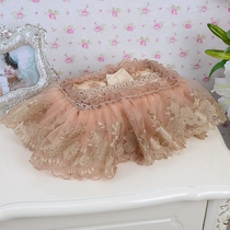 Bowen brand Golden rose European style lace fabric car living room paper towel set paper pumping set Paper towel box set