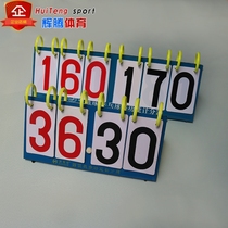 Basketball game scoreboard table tennis game scoring frame simple multi-function game flip card