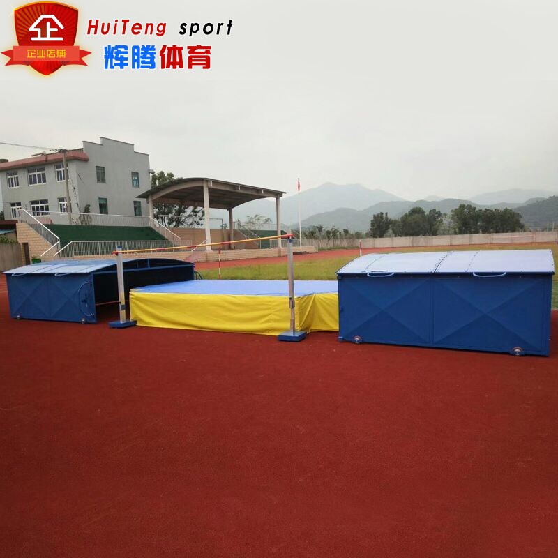 Telescopic pole jump sponge bag Track and field high jump sponge pad 5*3m 6*4m high-density sponge bag