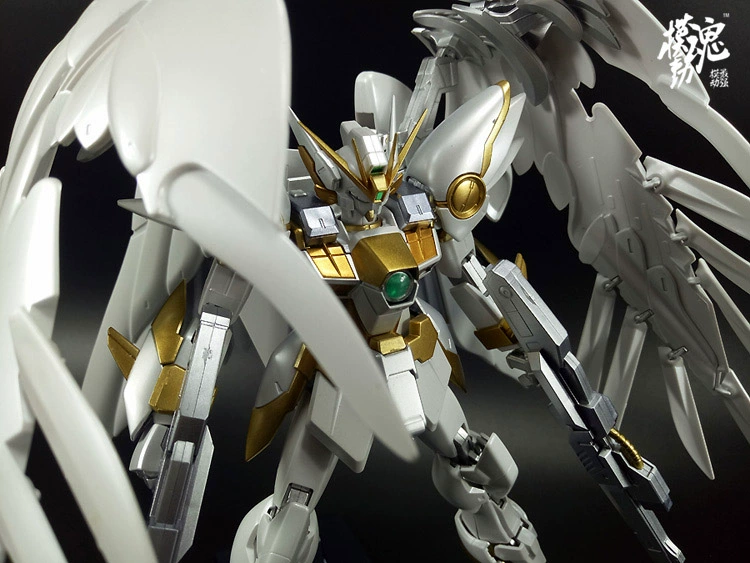 Đúc linh hồn Authentic Bandai Gundam mô hình nghệ nhân hợp kim màu MG không loại W rụng tóc bay cánh thiên thần - Gundam / Mech Model / Robot / Transformers mô hình nhựa gundam