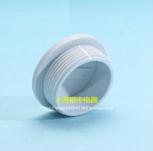 Choke plug stuffy cover plug Nylon M30*1 5 round hole plug dustproof waterproof choke plug threaded rotary hole cover