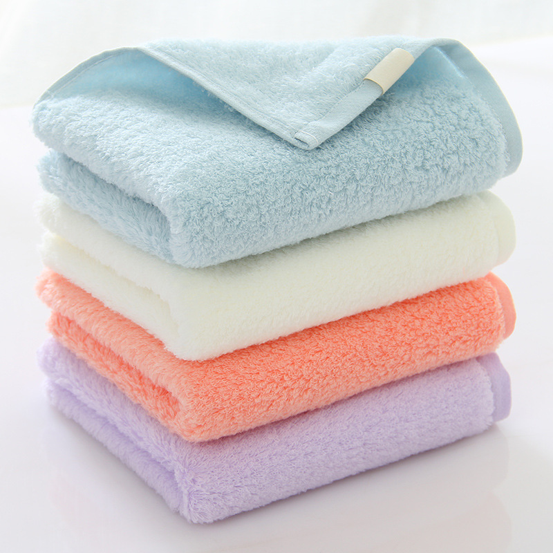 Pure Cotton Square Towel, Class A, 50-Count Untwisted Yarn, Quick-Drying, Instant Water Absorption, Lint-Free, Soft for Children, Face Washing, Beauty Care