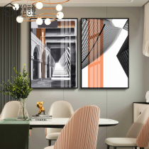 Modern minimalist light and luxurious style Living room Aisle Genguan Decoration Painting Industrial Wind Hotel Decent Board Large Hung Painting