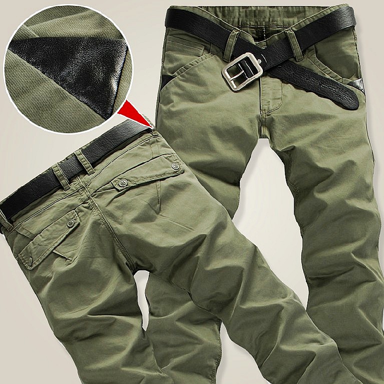 Mùa xuân và mùa hè nam quần cotton overalls quần âu mặc làm việc quần của nam giới thường quần thẳng quần quân sự