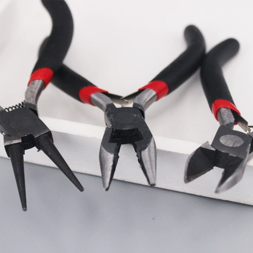 Аксессуар для волос ручной работы, браслет из бисера, плоскогубцы с игольчатыми наконечниками, ножницы, «сделай сам»