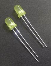 LED 5MM short yellow light, long legs, yellow hair, yellow foggy astigmatism, bright direct plug, new indicator light-emitting diode