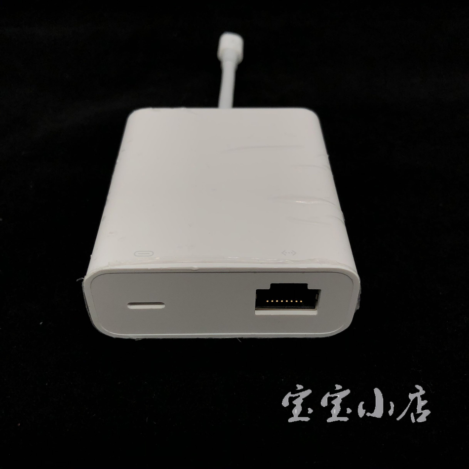 Belkin F8J227 乙太网络+带Lightning 接口的电源转接器  闪电接口 Gigabit Ethernet + Power Adapter with Lightning Connector