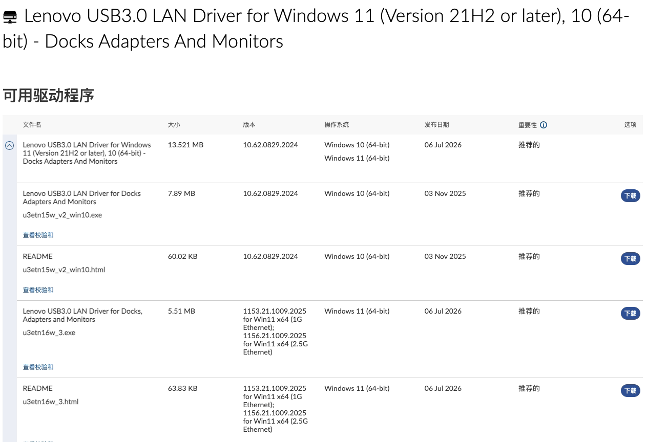 适用于联想Type-C 超便携多功能拓展器 4K 60Hz千兆网卡USB3.1 65W供电Lenovo Powered USB-C Travel Hub 4X90S92381 03X7608