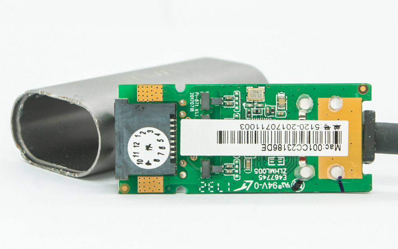 VAVA RTL8153B type c转网口RJ45千兆网卡转换器拆解 USB3.1 以太网雷电3接口 铝合金USB C TO RJ45 Gigabit Ethernet Adapter